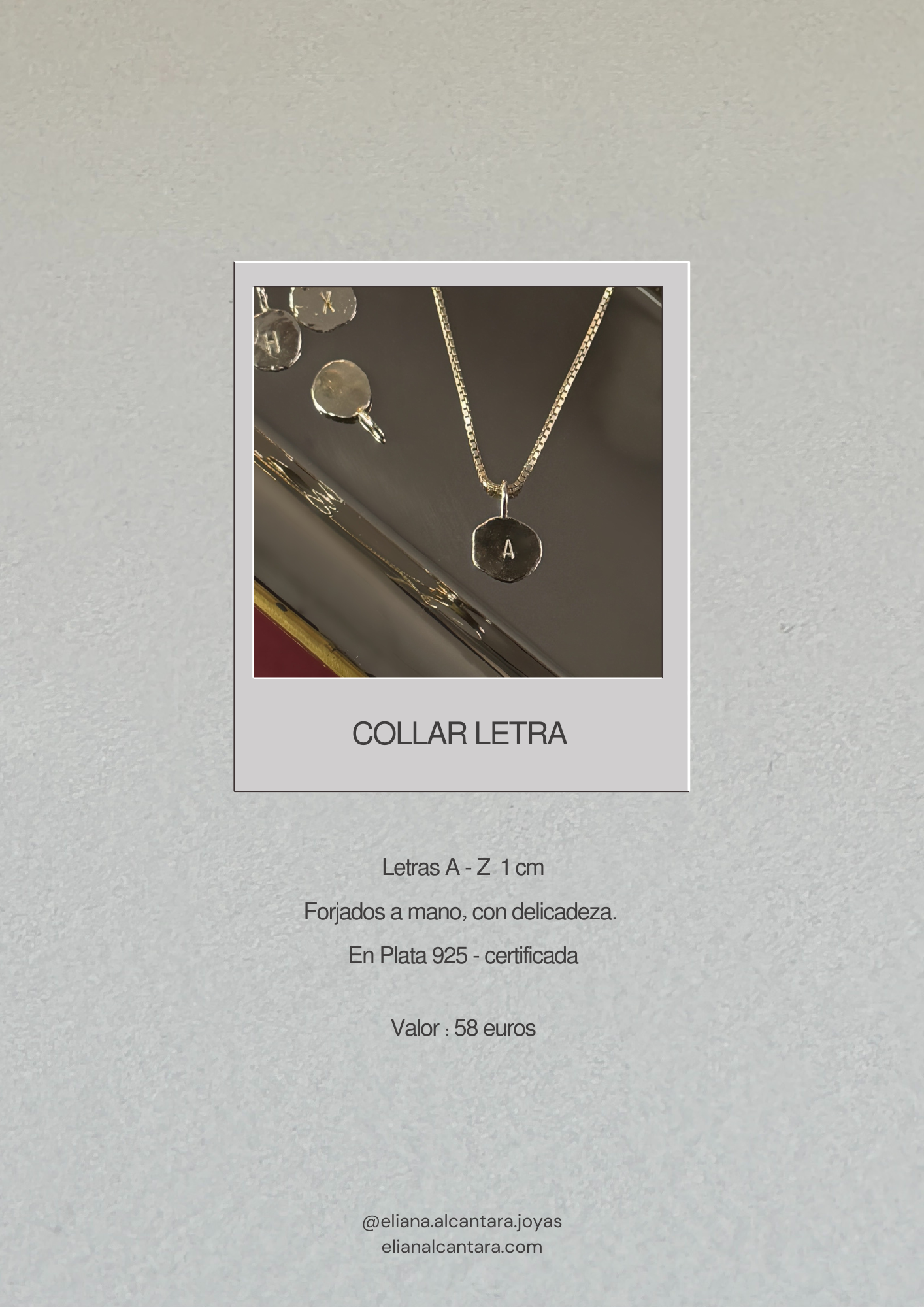 Collar Letra
